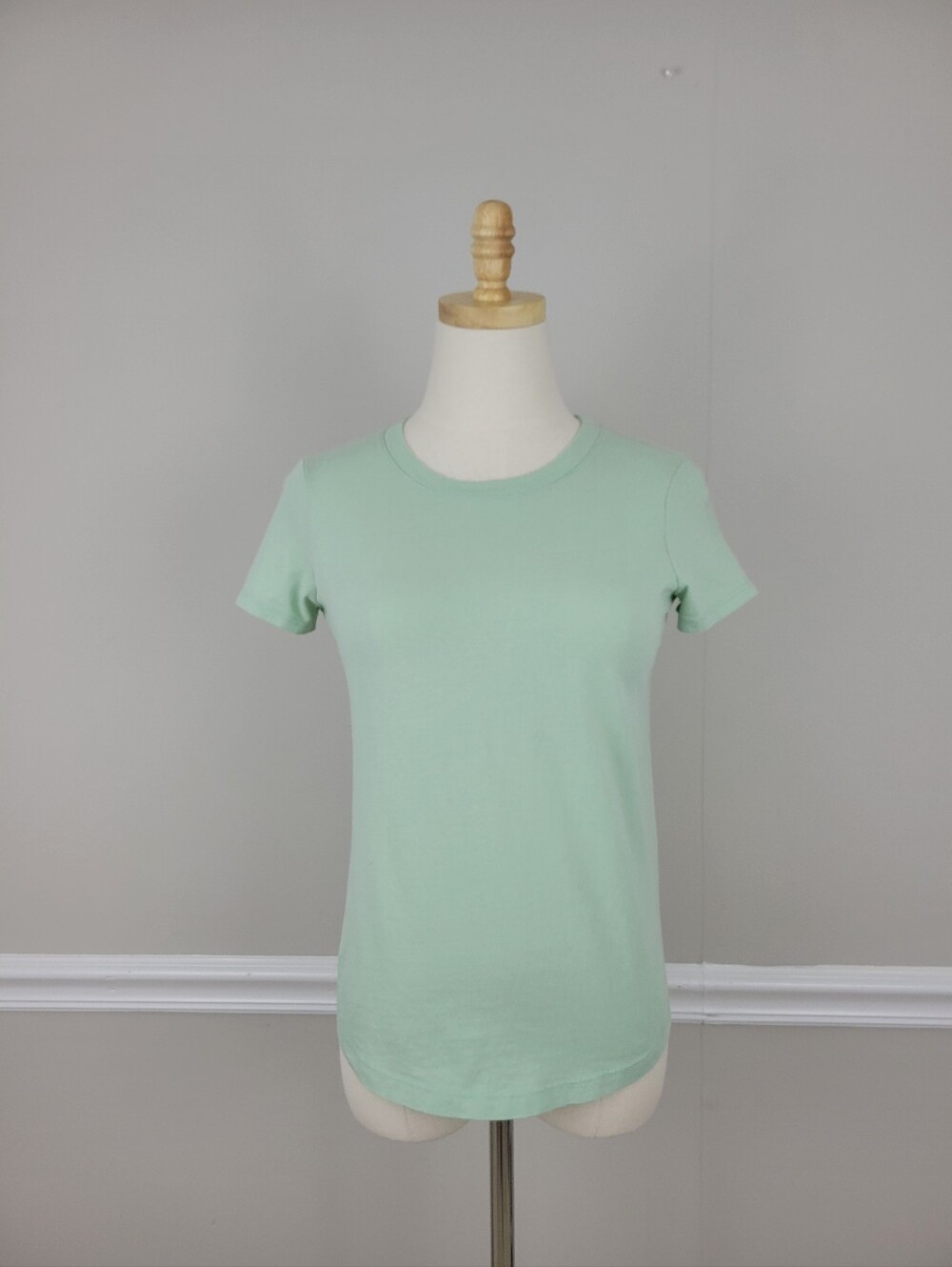 Madewell Short Sleeve Crewneck Tee in Mint